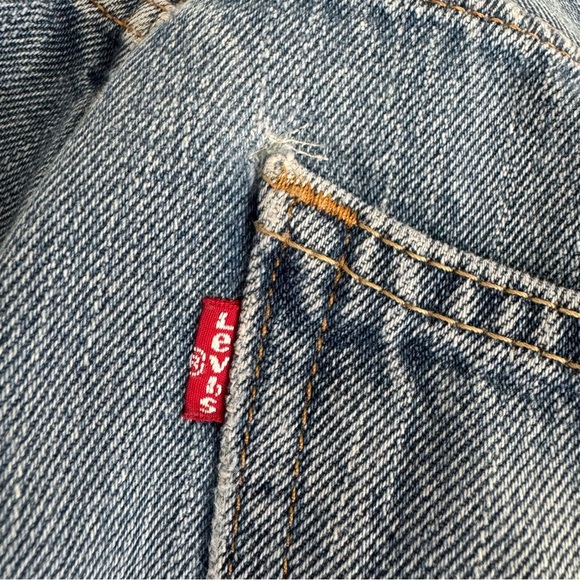 Levi's 505 Straight Leg “Lived In” Jeans 34 x 29 - Picture 6 of 10